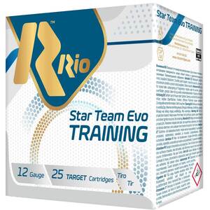 Rio Star Team Training 24 Light 12 Gauge 2-3/4in #7.5 7/8oz Target Shotshells - 25 Rounds