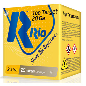 Rio Top Target 20 Gauge 2-3/4in #8 7/8oz Target Shotshells - 25 Rounds