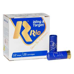 Rio Wing & Target 12 Gauge 2-3/4in #7.5 1oz Target Shotshells - 25 Rounds