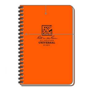 Rite in the Rain 4x7 inch Side Spiral Notebook - Orange