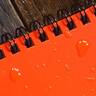 Rite in the Rain 4x7 inch Side Spiral Notebook - Orange - Orange