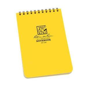 Rite in the Rain 4in x 6in Top Spiral Notebook - Yellow