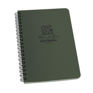 Rite in the Rain All Weather 4x7 inch Green Side-Spiral Notebook