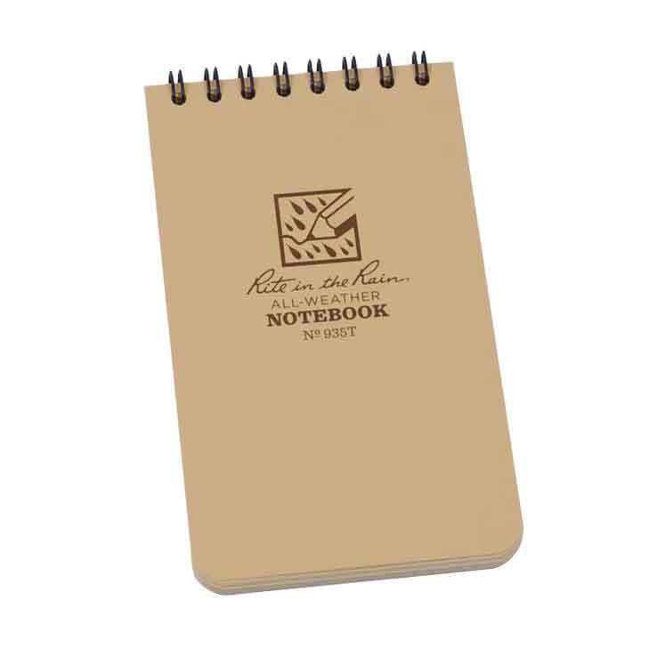 Rite in the Rain 3in x 5in Top Spiral Notebooks Rite in the Rain 3in x 5in Top Spiral Notebooks