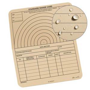 Rite in the Rain Tactical Combat Cards - Range Form