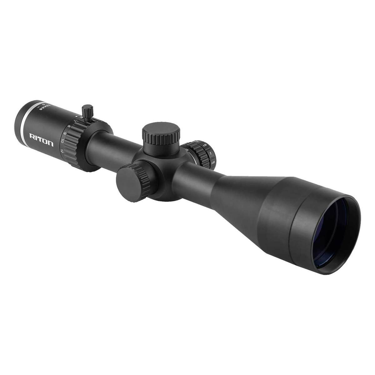 Riton 3 Primal 3-12x 56mm Rifle Scope - Illuminated Red Dot - Black Riton 3 Primal 3-12x 56mm Rifle Scope - Illuminated Red Dot - Black