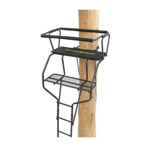 Rivers Edge 18FT Standard 2 Man Ladder - Black 38in x 12.5in