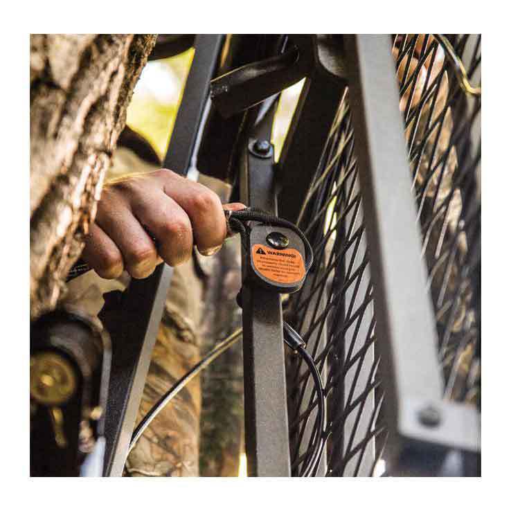 Rivers Edge Lite Foot Aluminum Hang On Treestand - Black Rivers Edge Lite Foot Aluminum Hang On Treestand - Black