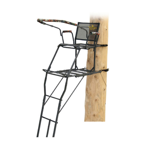 Rivers Edge Uppercut Comfort Ladder Stand - Black 20in x 17in