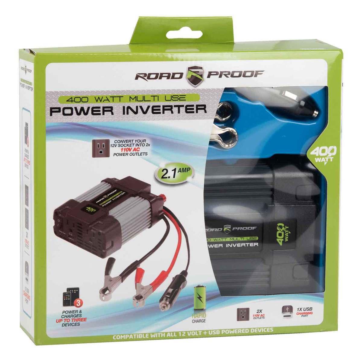 Road Proof 400 Watt Multi Use Power Inverter Road Proof 400 Watt Multi Use Power Inverter