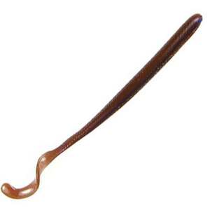 Roboworm Curly Tail Worm - Oxblood Light, 5-1/2in
