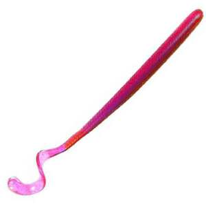 Roboworm Curly Tail Worm - Red Crawler, 5-1/2in