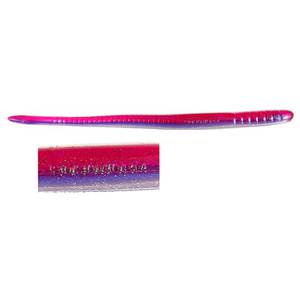 Roboworm Fat Straight Tail Worm - Aarons Morning Dawn, 6in