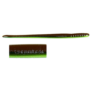 Roboworm Fat Straight Tail Worm - Bold Bluegill, 6in