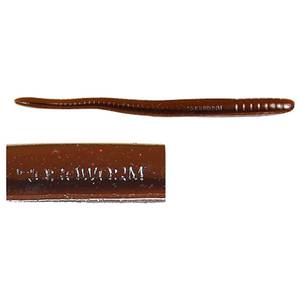 Roboworm Fat Straight Tail Worm - Oxblood, 4-1/2in