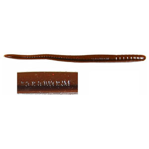 Roboworm Fat Straight Tail Worm - Oxblood, 6in
