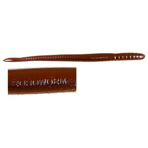 Roboworm Fat Straight Tail Worm - Oxblood Light, 6in