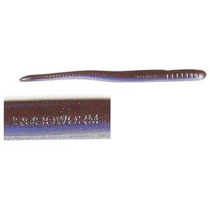 Roboworm Fat Straight Tail Worm - Pro Blue Neon, 4-1/2in