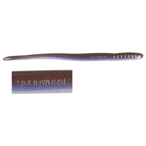 Roboworm Fat Straight Tail Worm - Pro Blue Neon, 6in