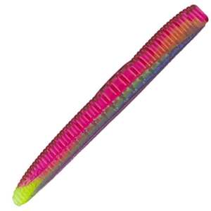 Roboworm Ned Rig Straight Tail Worm - Morning Dawn Chartreuse, 3in