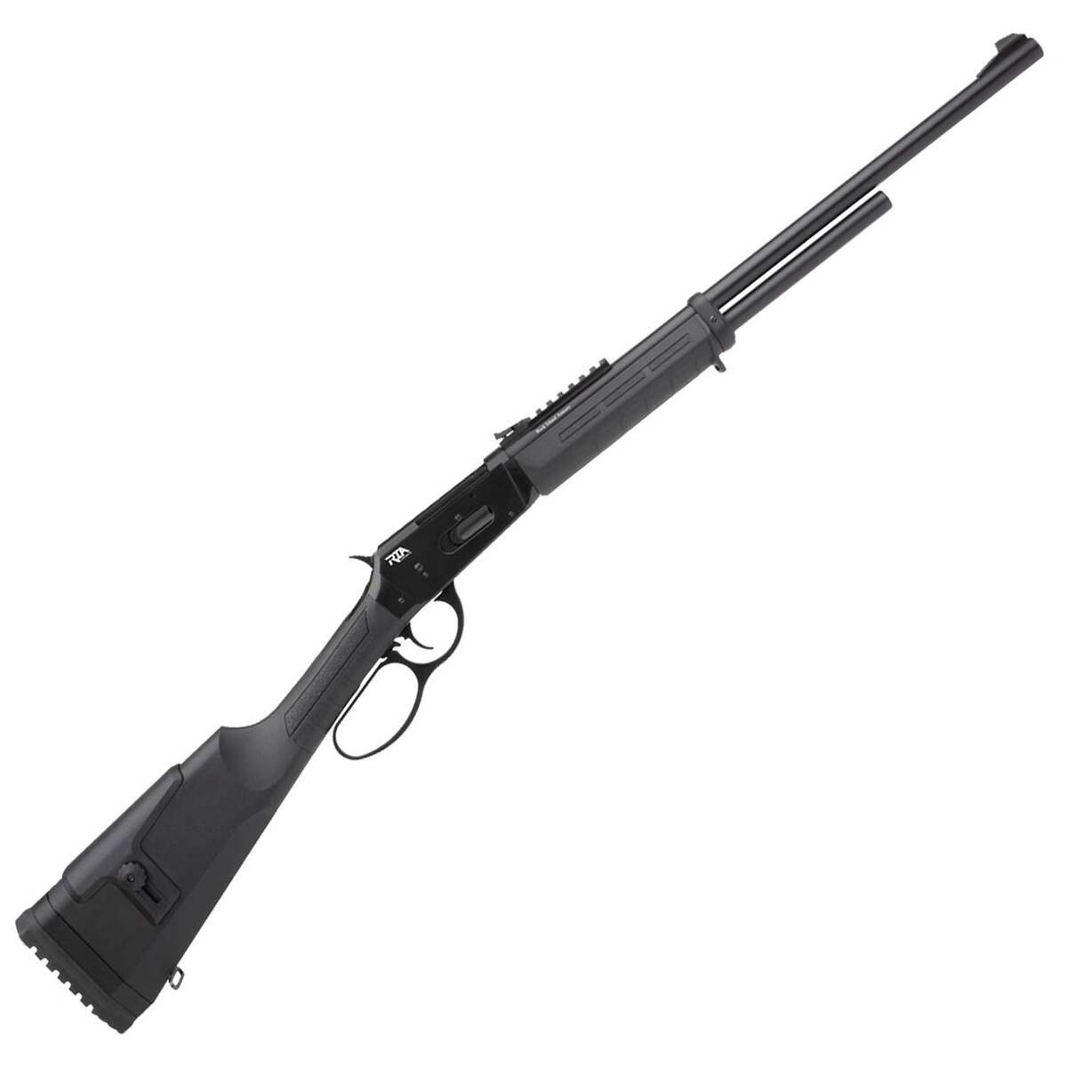 Rock Island Armory All Generations Compact Stainless Black 410 Gauge 3in Lever Action Shotgun - 20in - Black Rock Island Armory All Generations Compact Stainless Black 410 Gauge 3in Lever Action Shotgun - 20in - Black