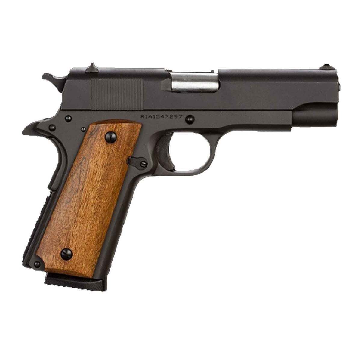 Rock Island Armory GI Standard 45 Auto (ACP) 4.2in Black Parkerized Pistol - 8+1 Rounds - Black Rock Island Armory GI Standard 45 Auto (ACP) 4.2in Black Parkerized Pistol - 8+1 Rounds - Black