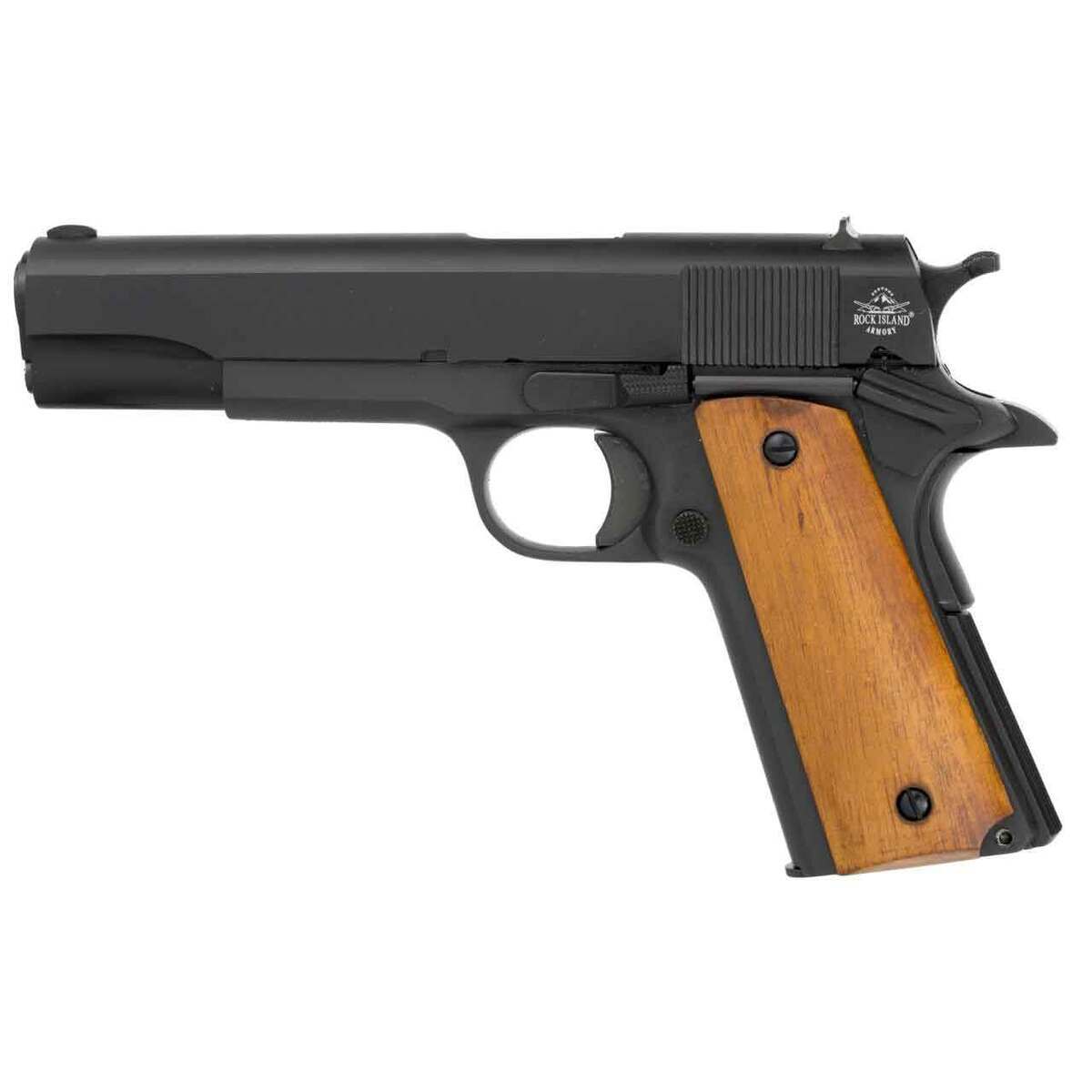 Rock Island Armory M 1911 GI Standard 38 Super Auto 5in Parkerized Pistol - 9+1 Rounds - California Compliant Rock Island Armory M 1911 GI Standard 38 Super Auto 5in Parkerized Pistol - 9+1 Rounds - California Compliant