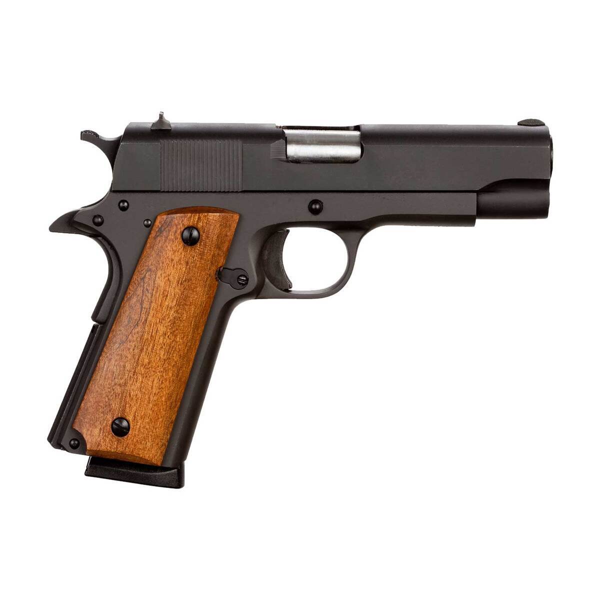 Rock Island Armory M1911 A1 GI Standard 45 Auto (ACP) 4in Black Parkerized Pistol - 8+1 Rounds - Black Rock Island Armory M1911 A1 GI Standard 45 Auto (ACP) 4in Black Parkerized Pistol - 8+1 Rounds - Black