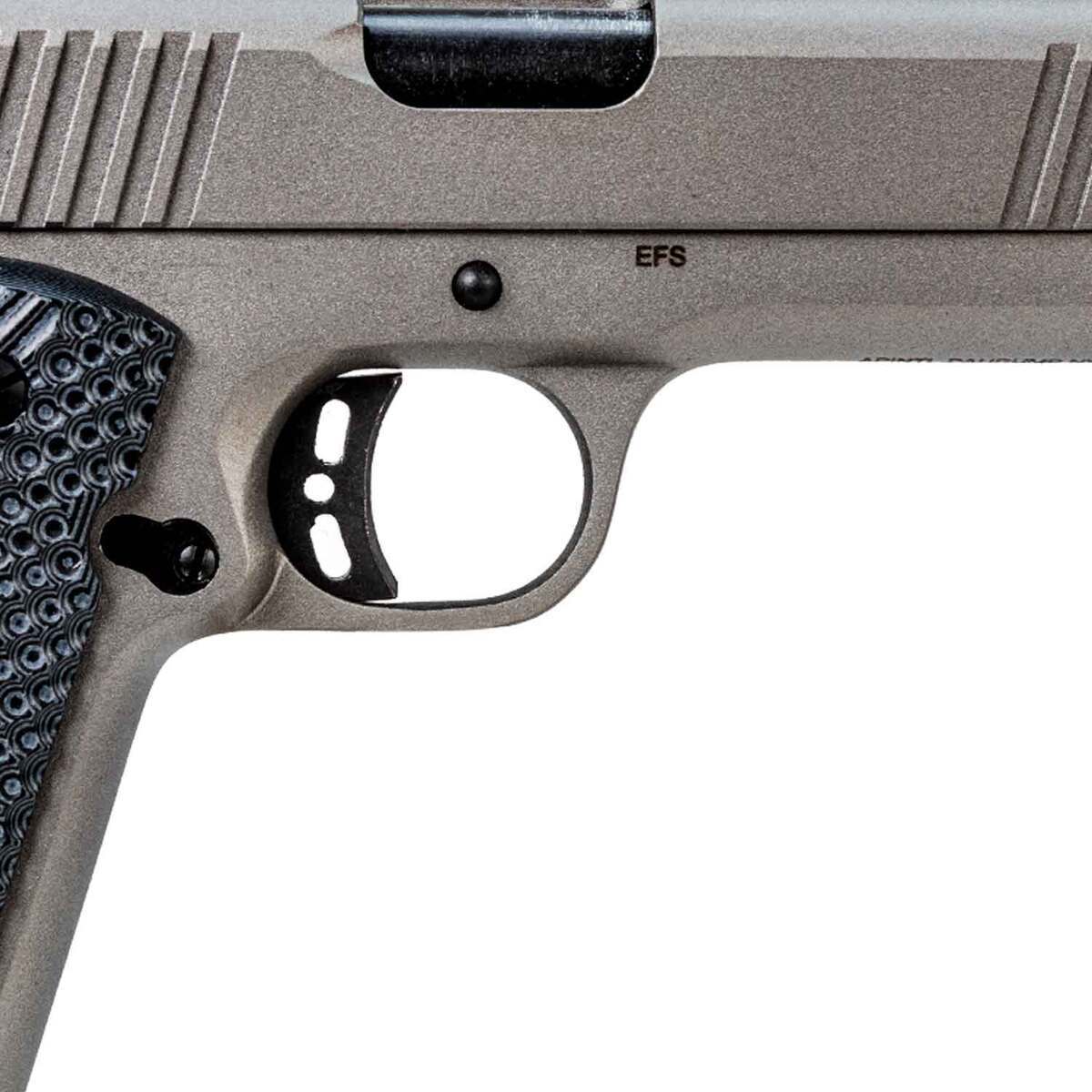 Rock Island Armory M1911-A1 Rock Standard FS 45 Auto (ACP) 5in Gunmetal Grey Cerakote Pistol - 8+1 Rounds - California Compliant Rock Island Armory M1911-A1 Rock Standard FS 45 Auto (ACP) 5in Gunmetal Grey Cerakote Pistol - 8+1 Rounds - California Compliant