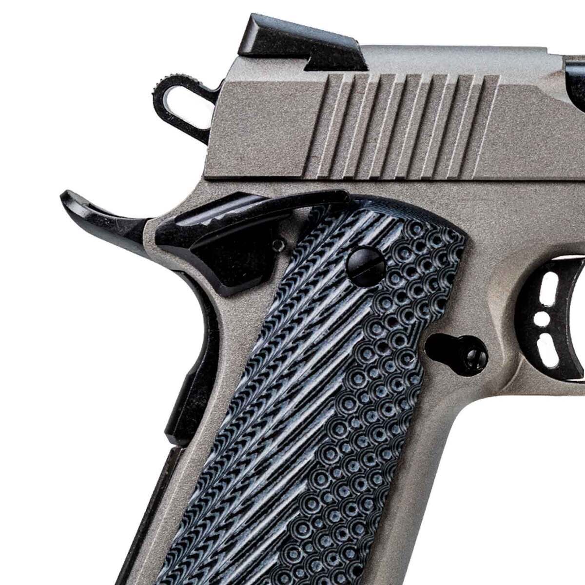 Rock Island Armory M1911-A1 Rock Standard FS 45 Auto (ACP) 5in Gunmetal Grey Cerakote Pistol - 8+1 Rounds - California Compliant Rock Island Armory M1911-A1 Rock Standard FS 45 Auto (ACP) 5in Gunmetal Grey Cerakote Pistol - 8+1 Rounds - California Compliant