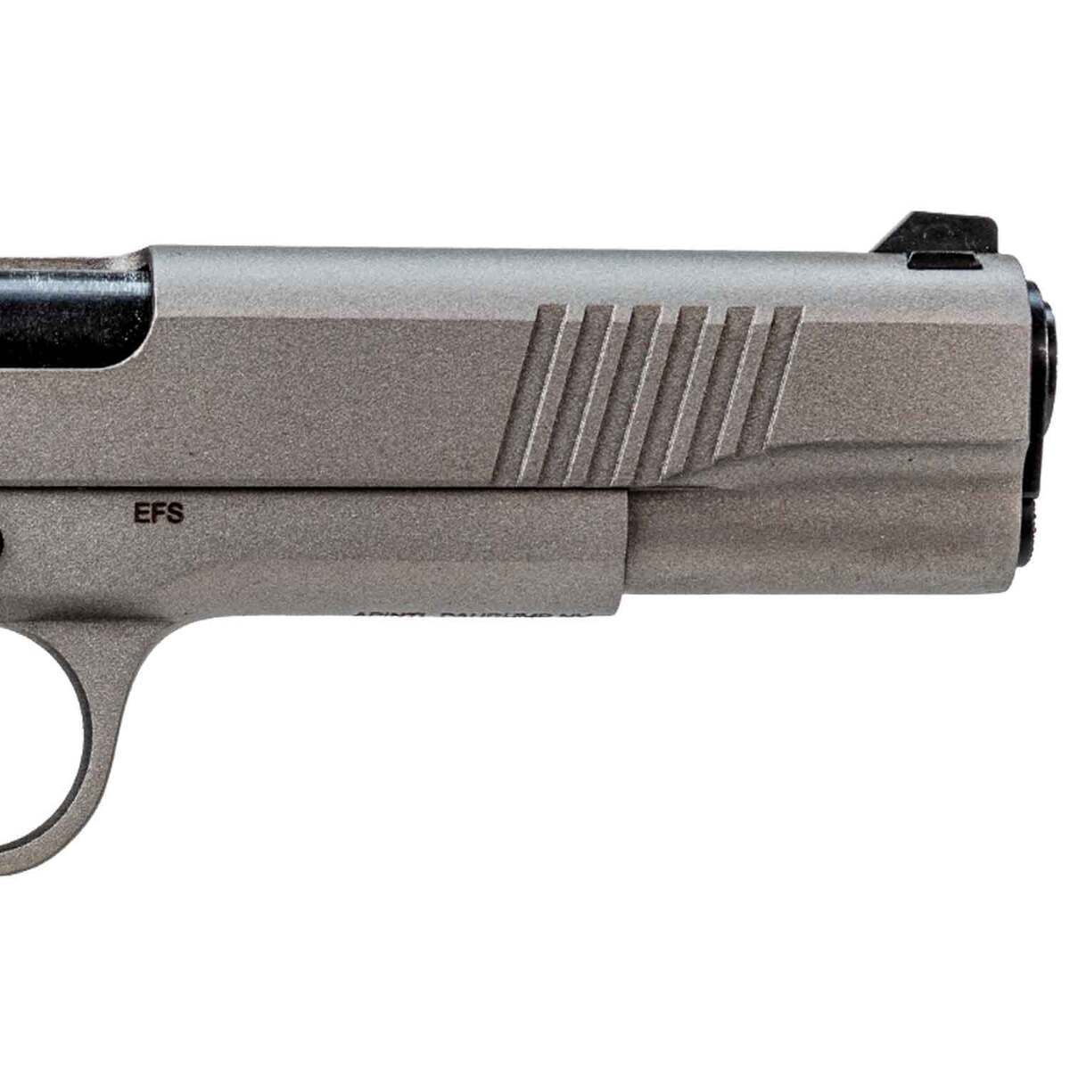 Rock Island Armory M1911-A1 Rock Standard FS 45 Auto (ACP) 5in Gunmetal Grey Cerakote Pistol - 8+1 Rounds - California Compliant Rock Island Armory M1911-A1 Rock Standard FS 45 Auto (ACP) 5in Gunmetal Grey Cerakote Pistol - 8+1 Rounds - California Compliant