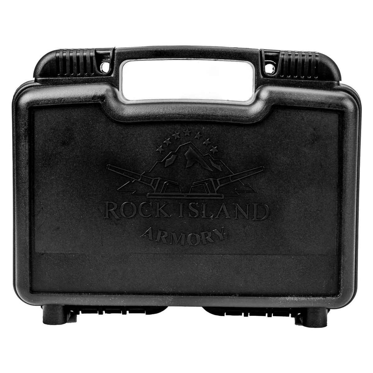 Rock Island Armory M1911-A1 Rock Standard FS 45 Auto (ACP) 5in Gunmetal Grey Cerakote Pistol - 8+1 Rounds - California Compliant Rock Island Armory M1911-A1 Rock Standard FS 45 Auto (ACP) 5in Gunmetal Grey Cerakote Pistol - 8+1 Rounds - California Compliant