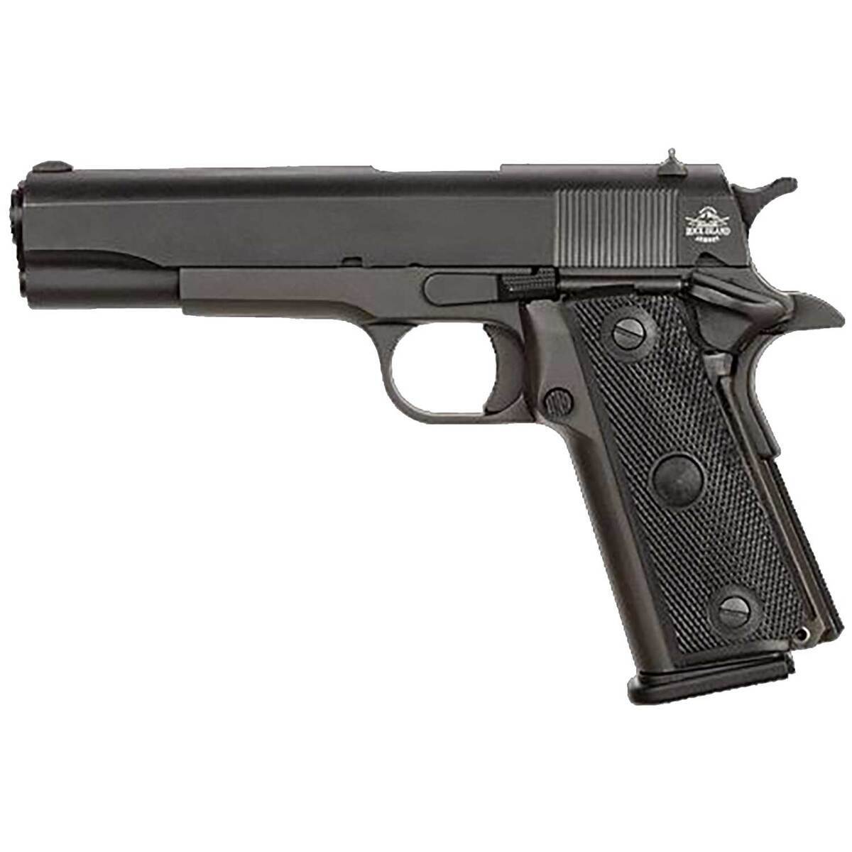 Rock Island Armory M1911 G1 45 Auto (ACP) 5in Black Parkerized Pistol - 10+1 Rounds - Black Rock Island Armory M1911 G1 45 Auto (ACP) 5in Black Parkerized Pistol - 10+1 Rounds - Black