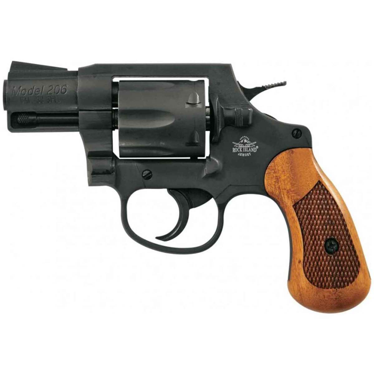 Rock Island Armory M206 38 Special 2in Parkerized Revolver - 6 Rounds - California Compliant Rock Island Armory M206 38 Special 2in Parkerized Revolver - 6 Rounds - California Compliant