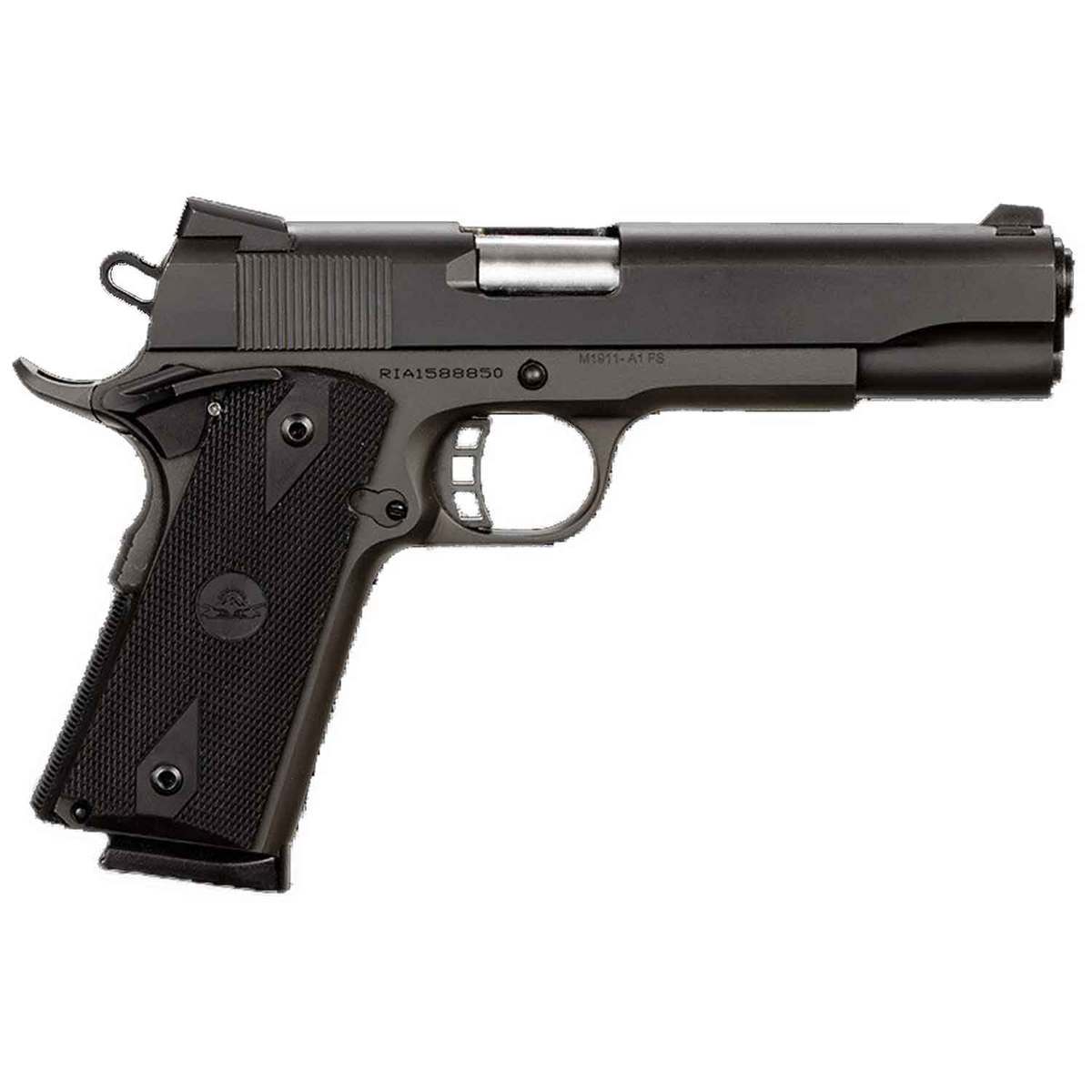 Rock Island Armory Rock Standard 45 Auto (ACP) 5in Nickel Pistol - 8+1 Rounds Rock Island Armory Rock Standard 45 Auto (ACP) 5in Nickel Pistol - 8+1 Rounds