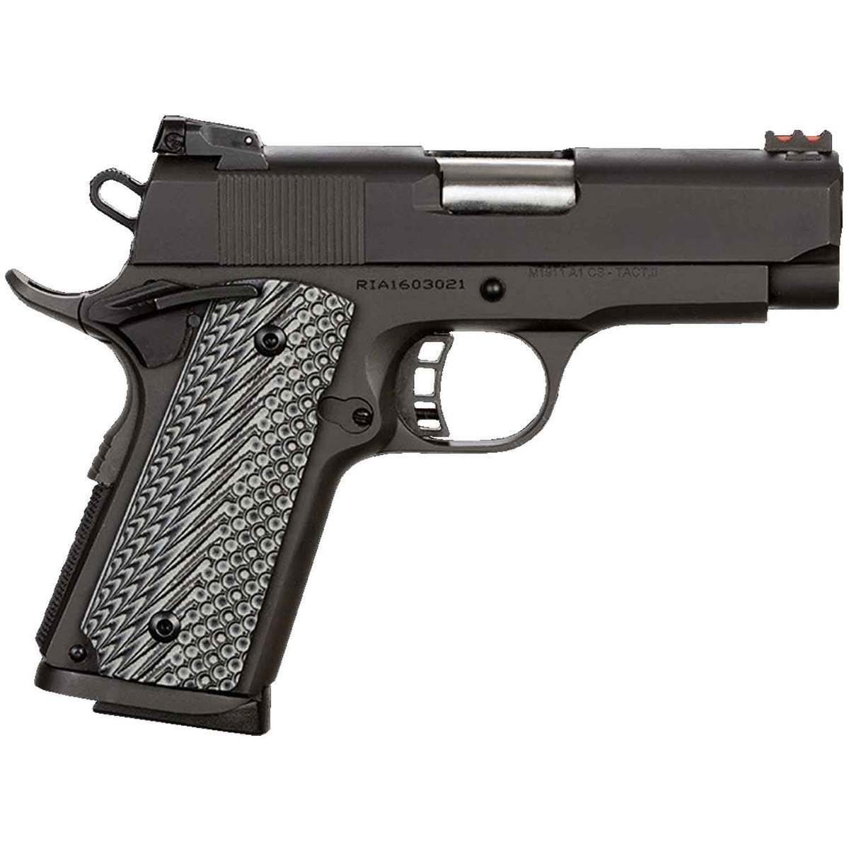 Rock Island Armory Rock Ultra 45 Auto (ACP) 3.6in Black Parkerized Pistol - 7+1 Rounds - Black Rock Island Armory Rock Ultra 45 Auto (ACP) 3.6in Black Parkerized Pistol - 7+1 Rounds - Black