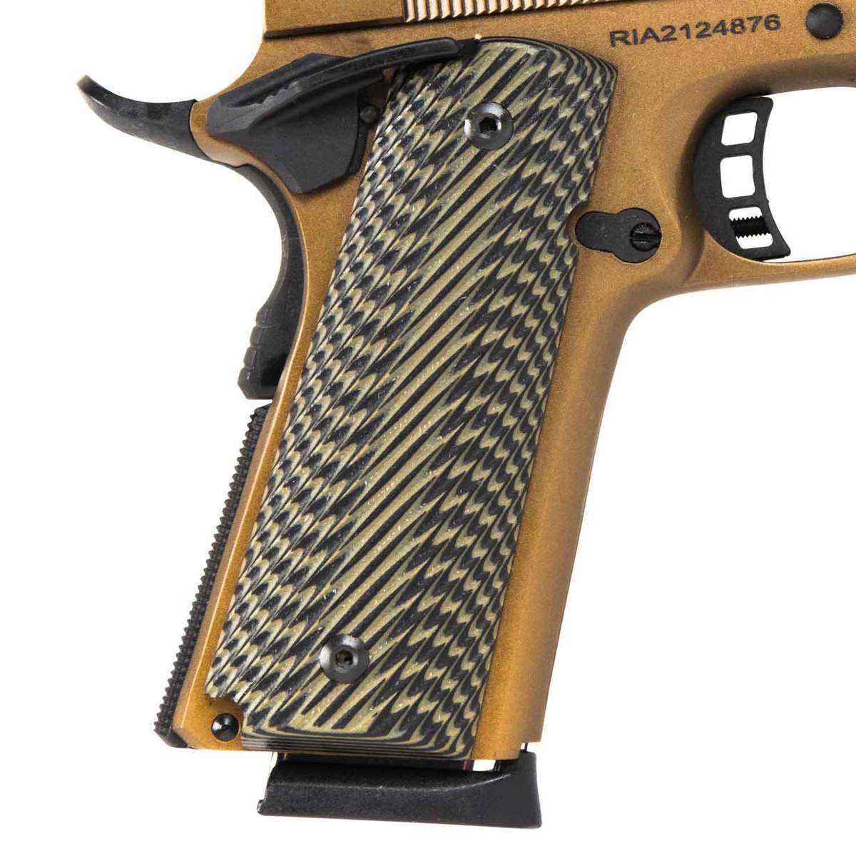 Rock Island Armory M1911-A1 FS Tactical 45 Auto (ACP) 5in Burnt Bronze/Green Pistol - 8+1 Rounds - Burnt Bronze/Green Rock Island Armory M1911-A1 FS Tactical 45 Auto (ACP) 5in Burnt Bronze/Green Pistol - 8+1 Rounds - Burnt Bronze/Green