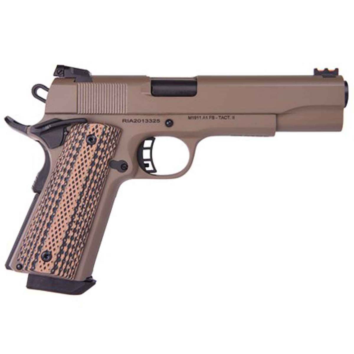 Rock Island Rock Ultra FS 10mm Auto 5in FDE Cerakote Pistol - 8+1 Rounds Rock Island Rock Ultra FS 10mm Auto 5in FDE Cerakote Pistol - 8+1 Rounds