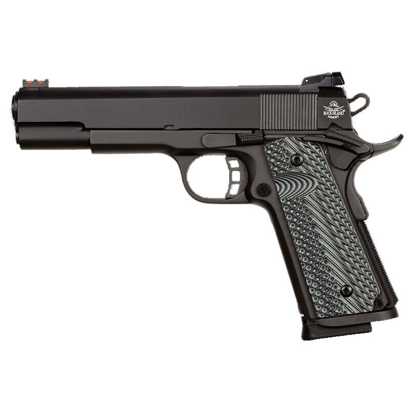 Rock Island Rock Ultra FS 9mm Luger 5in Black Parkerized Pistol - 8+1 Rounds - Gray Rock Island Rock Ultra FS 9mm Luger 5in Black Parkerized Pistol - 8+1 Rounds - Gray