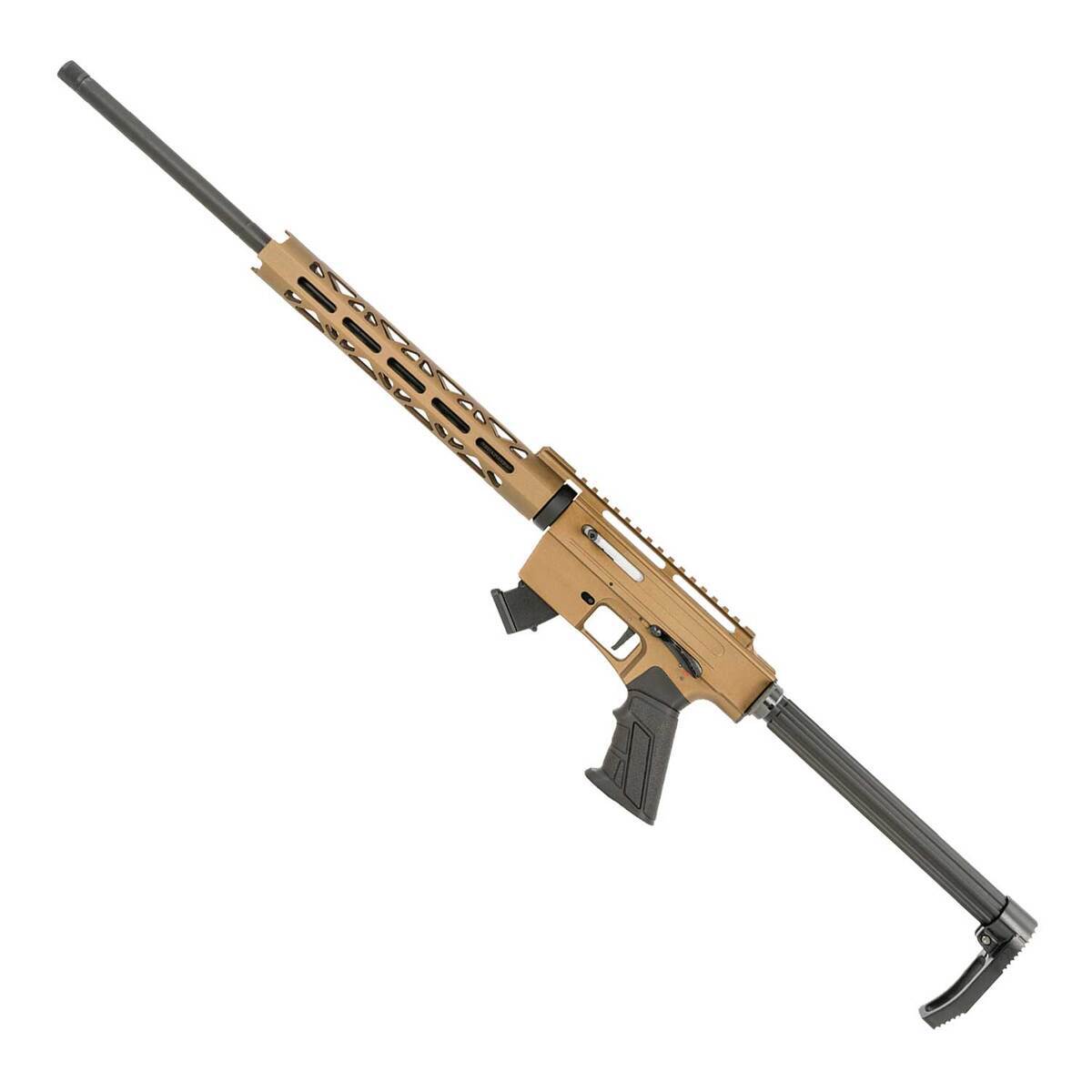 Rock Island Armory TM22 22 Long Rifle 18in Burnt Bronze Anodized Semi ...