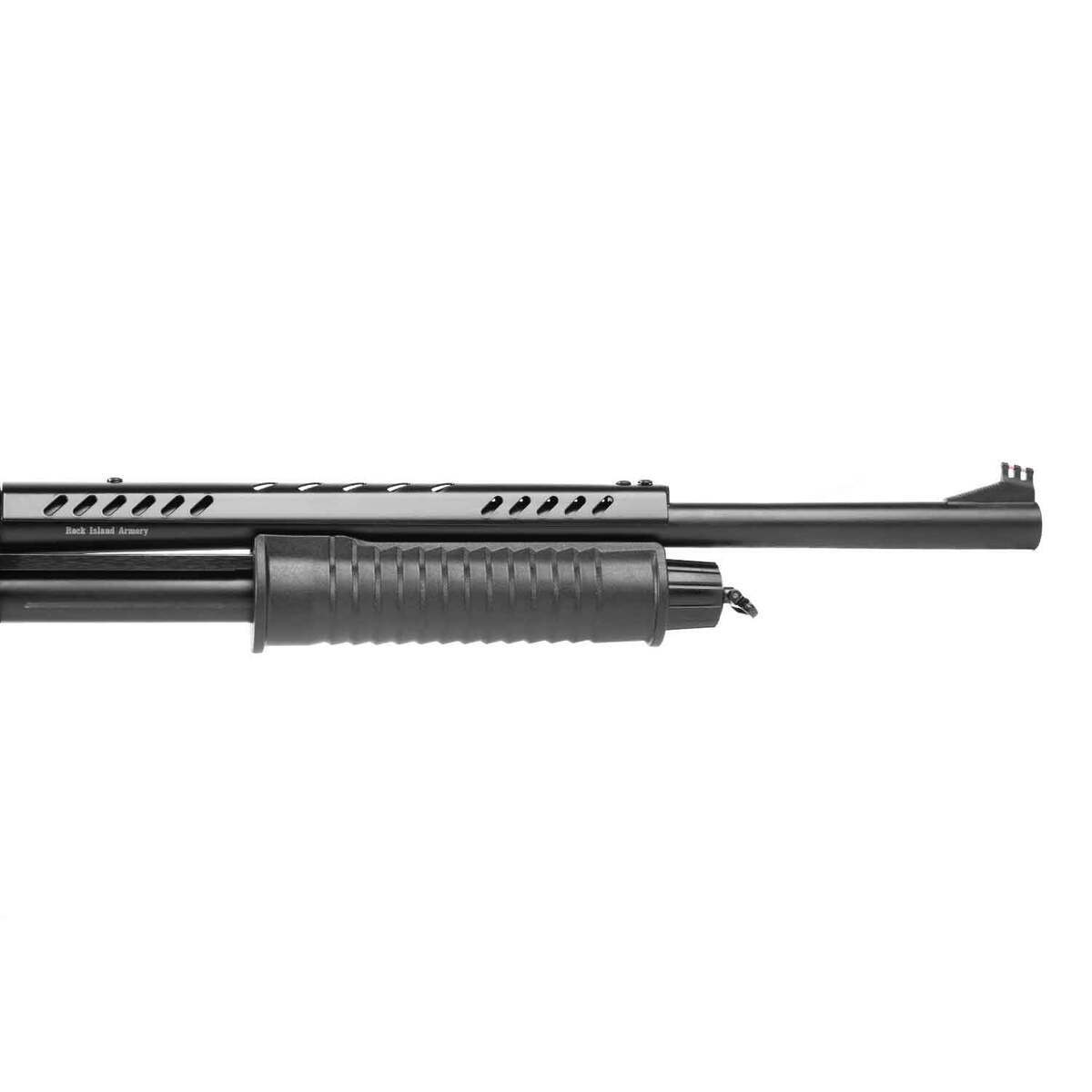 Rock Island VRPA40 Black Anodized 12 Gauge 3in Pump Action Shotgun - 20in - Black Rock Island VRPA40 Black Anodized 12 Gauge 3in Pump Action Shotgun - 20in - Black