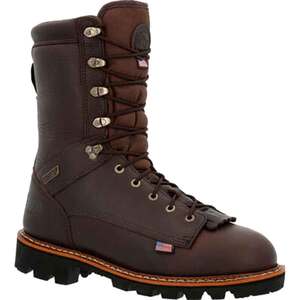 Rocky Men's Elk Stalker 10in 1000g Insulated Waterproof Hunting Boots - Brown - Size 10.5 E