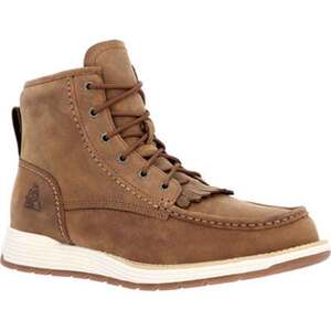 Rocky Men's Farmstead Soft Toe 6in Work Boots - Brown - Size 11.5