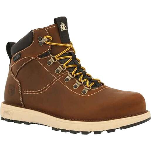 Rocky Men's Legacy 32 Composite Toe Waterproof 6in Work Boots - Brown 8