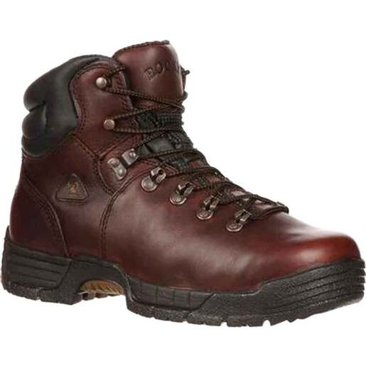 Rocky Men's MobiLite Steel Toe Waterproof 6in Work Boots - Dark Brown 15
