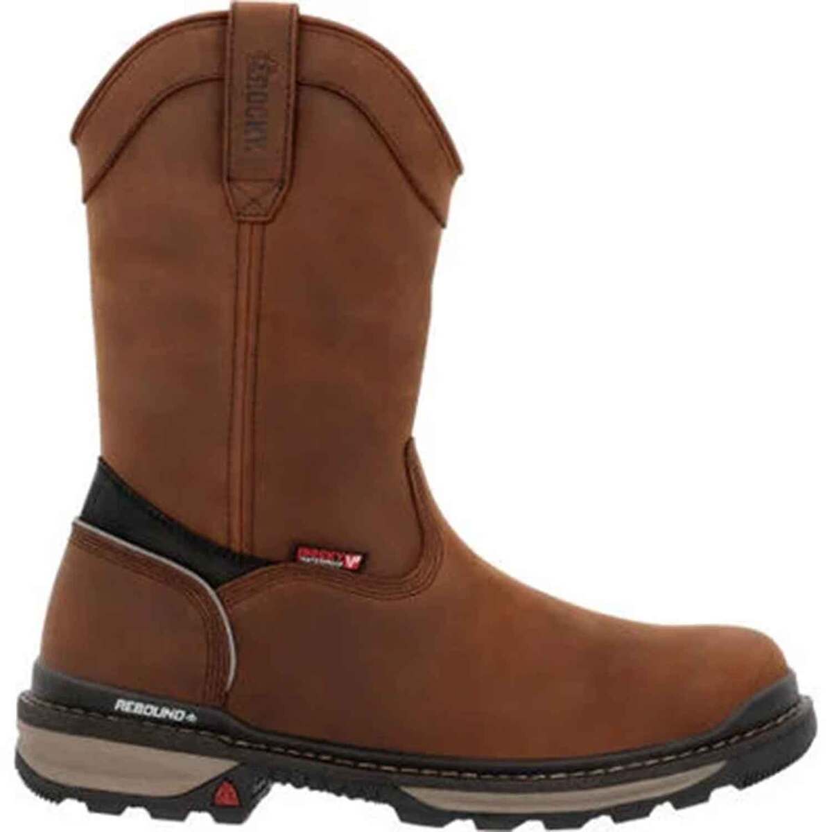 Rocky Men's Rams Horn Soft Toe Waterproof 10in Work Boots Rocky Men's Rams Horn Soft Toe Waterproof 10in Work Boots