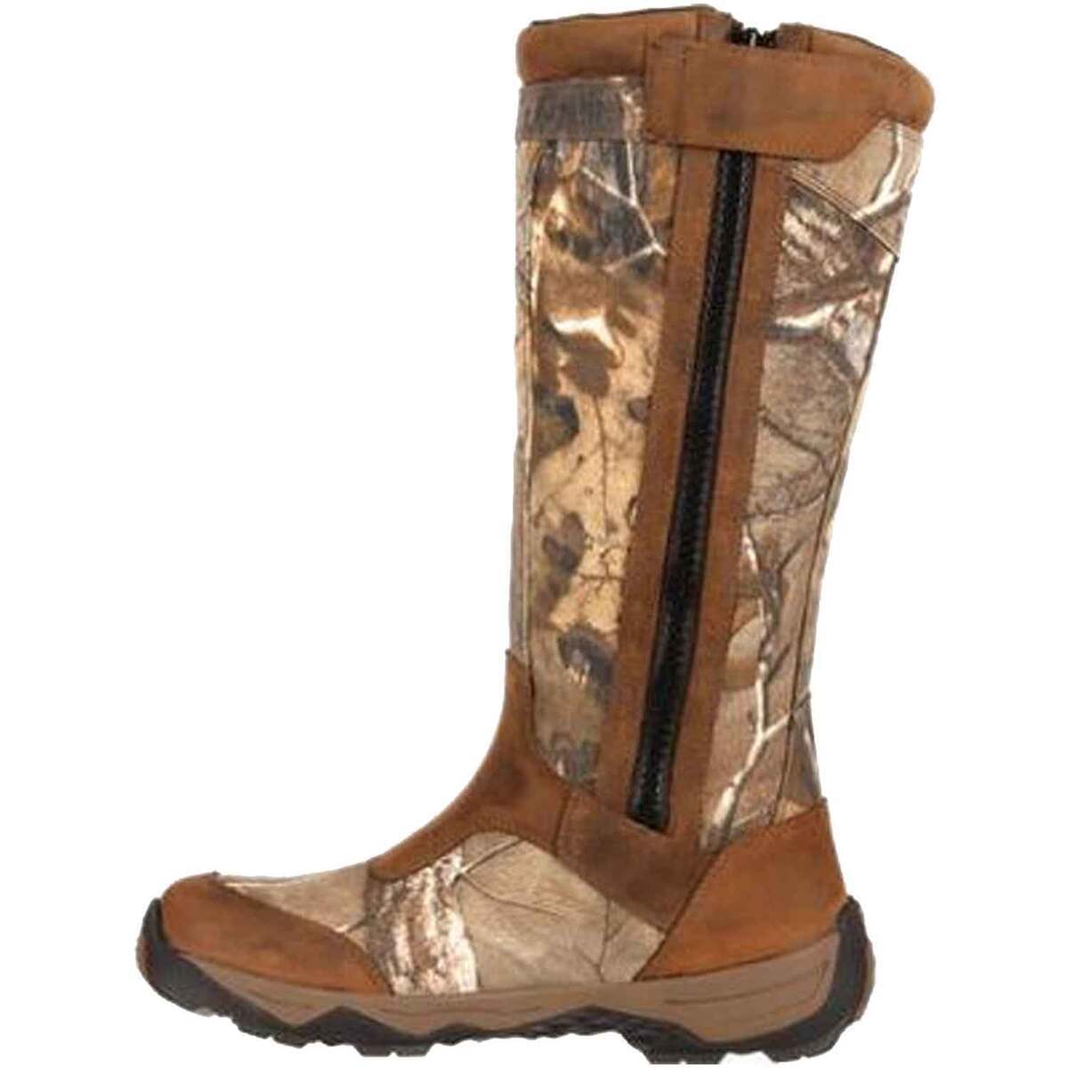 Rocky Men's Retraction Side Zip Waterproof Hunting Snake Boots Rocky Men's Retraction Side Zip Waterproof Hunting Snake Boots