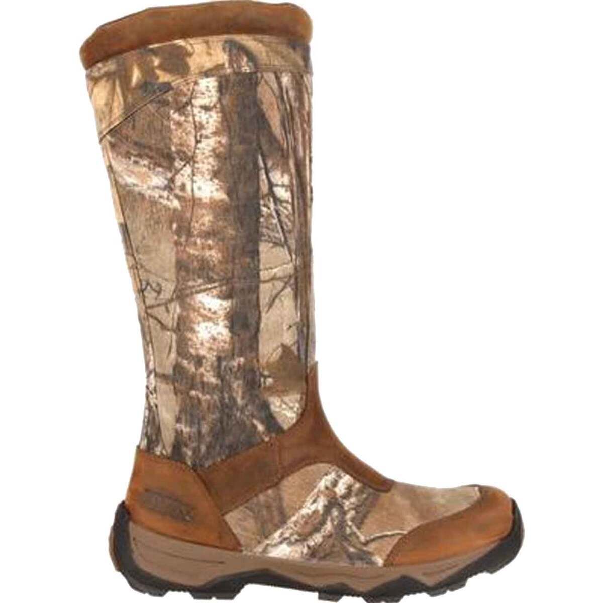Rocky Men's Retraction Side Zip Waterproof Hunting Snake Boots Rocky Men's Retraction Side Zip Waterproof Hunting Snake Boots