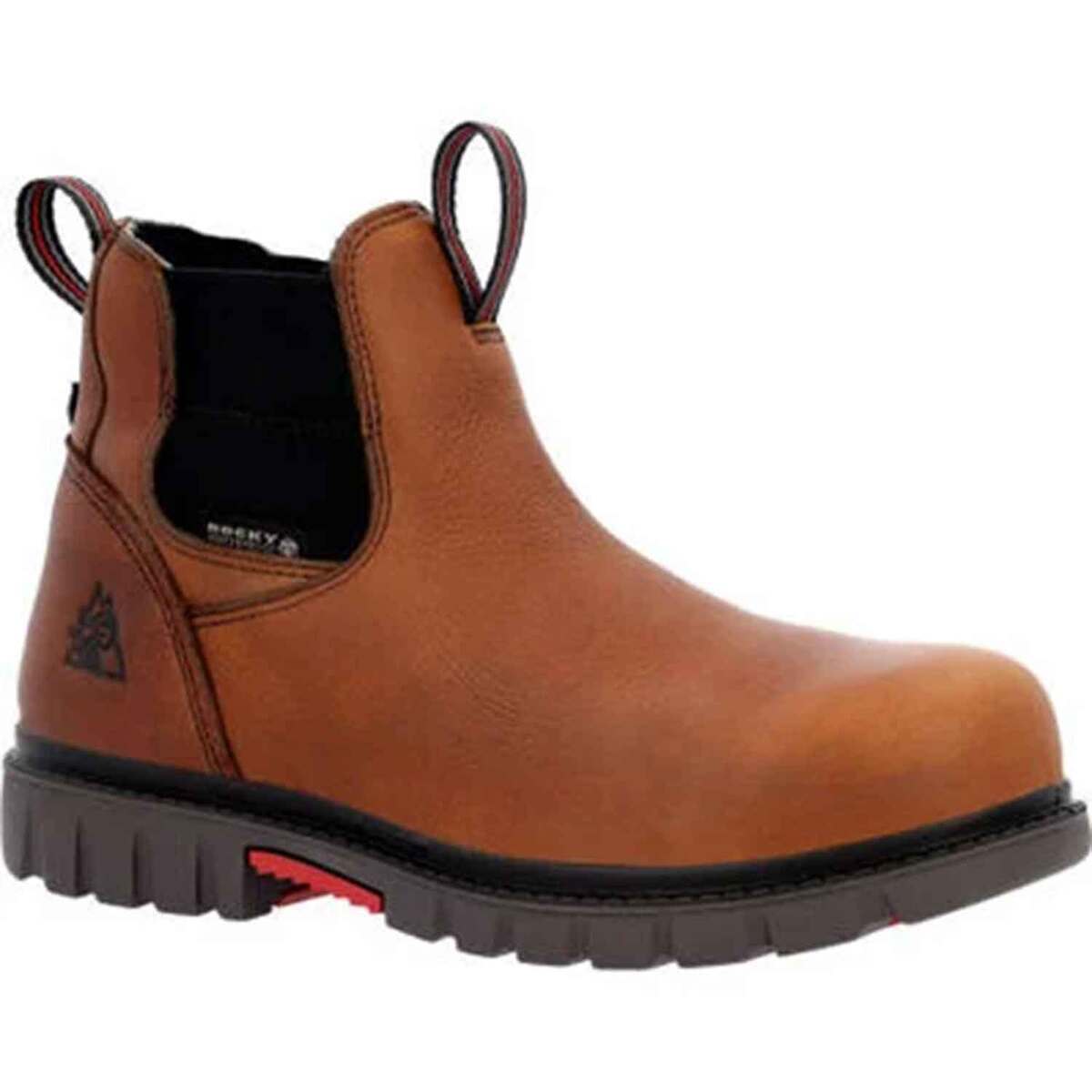 Rocky Men's WorkSmart Chelsea Composite Toe Waterproof 6in Work Boots ...
