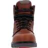 Rocky Men's WorkSmart Composite Toe Waterproof 6in Work Boots - Brown - Size 8 - Brown 8